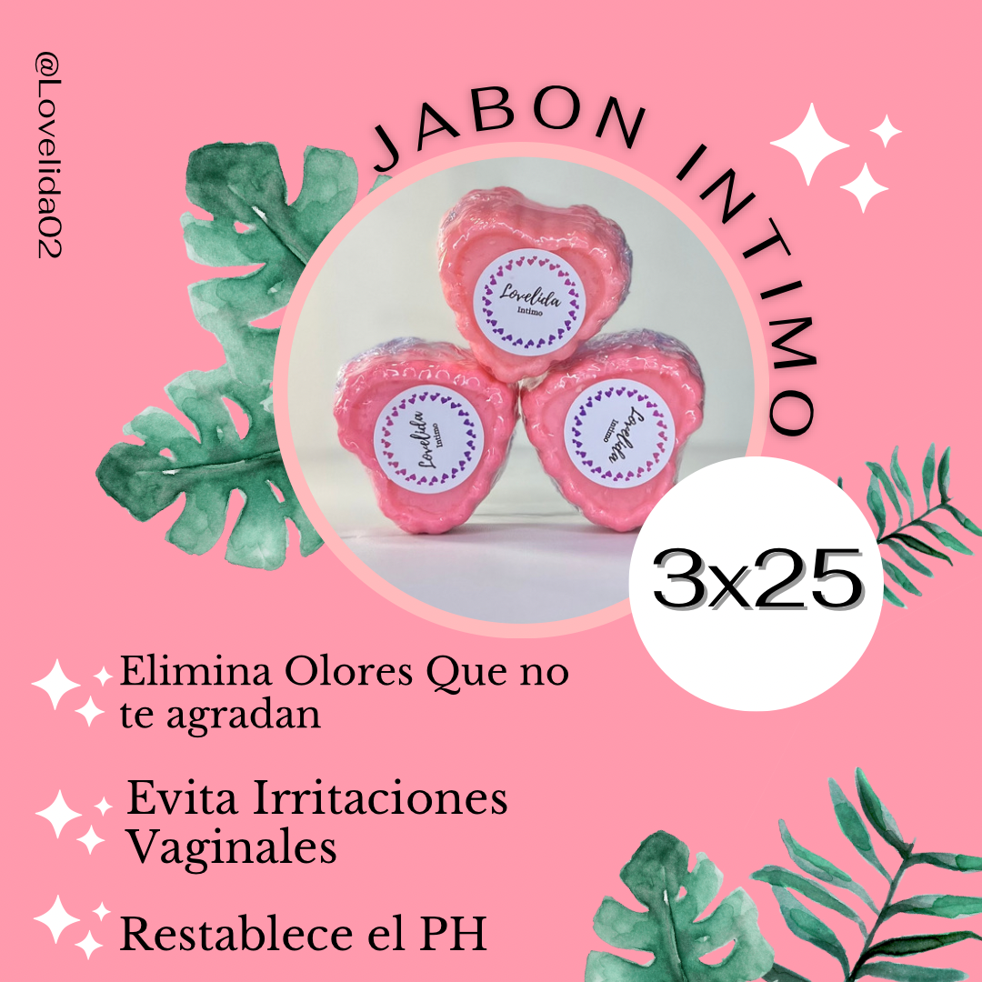 3 jabones íntimos
