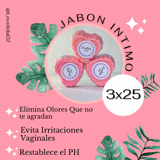 ✨ Kit de 3 jabones íntimos Lovelida ✨