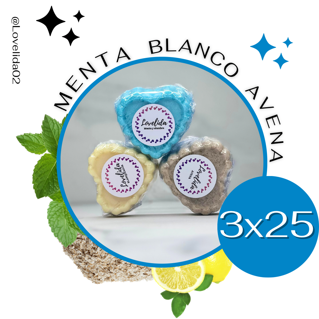 ✨ El dúo perfecto de 3 jabones Lovelida ✨