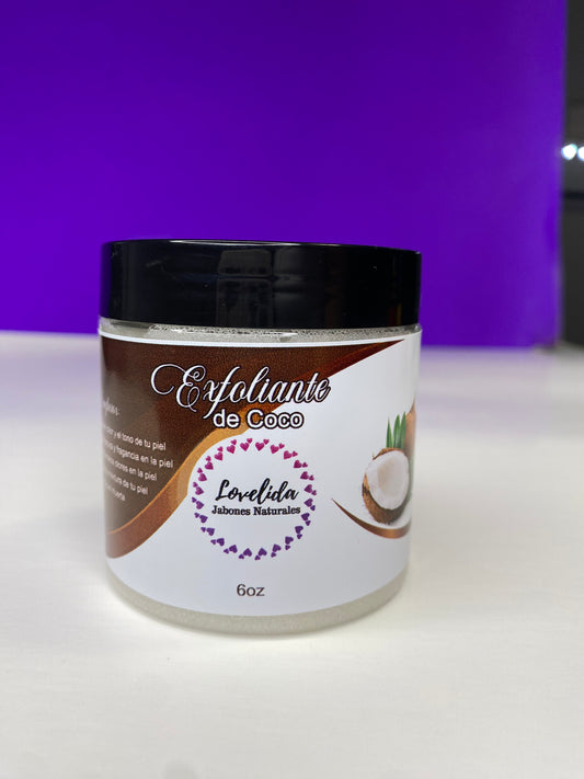🌟 Exfoliante de coco Lovelida 🌟