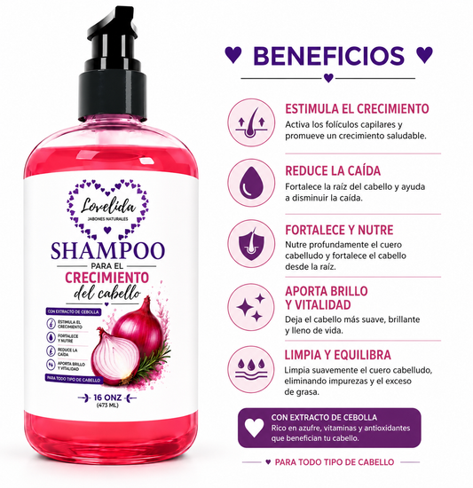 Shampoo de cebolla