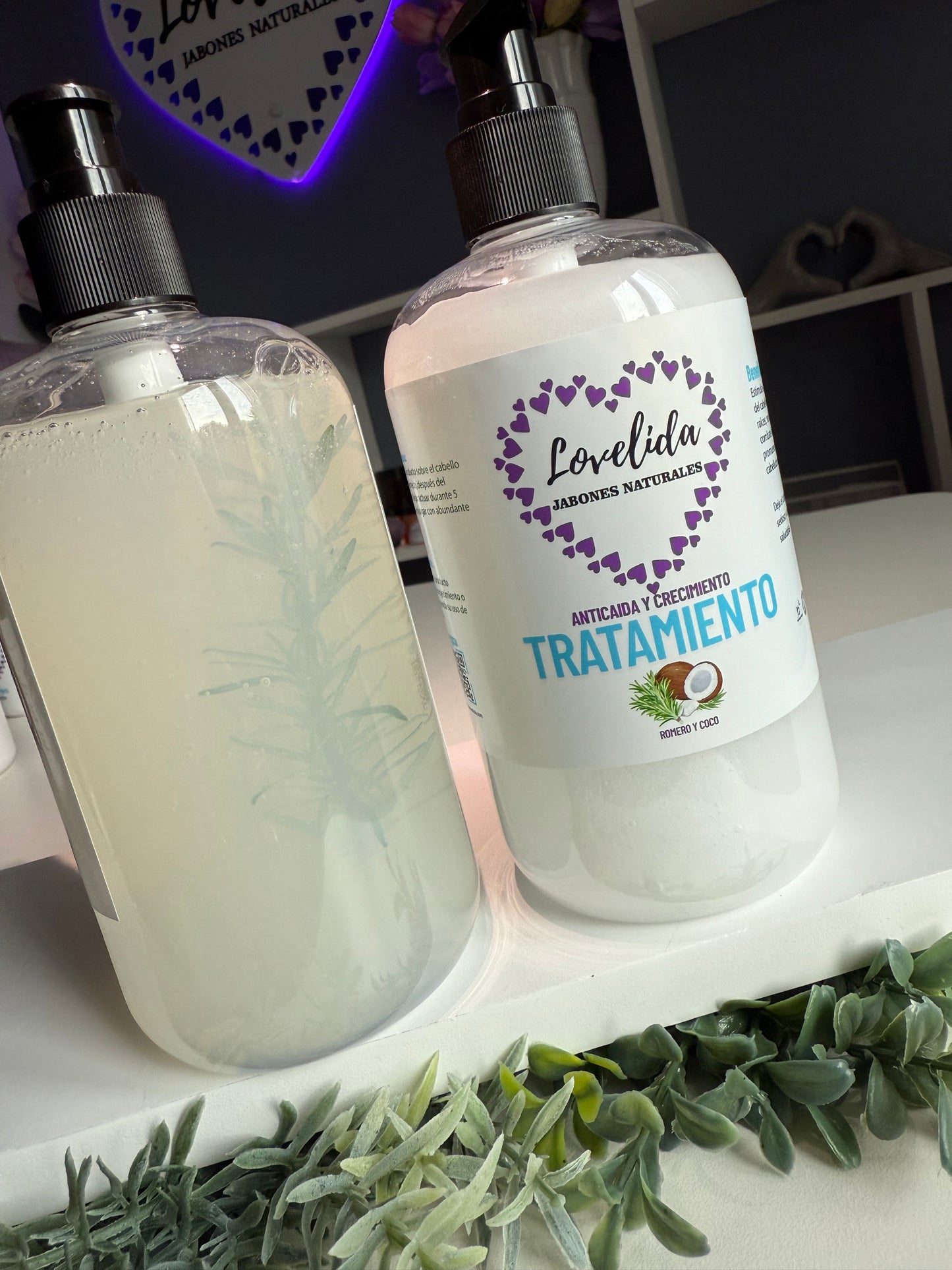 2 productos para el cabello