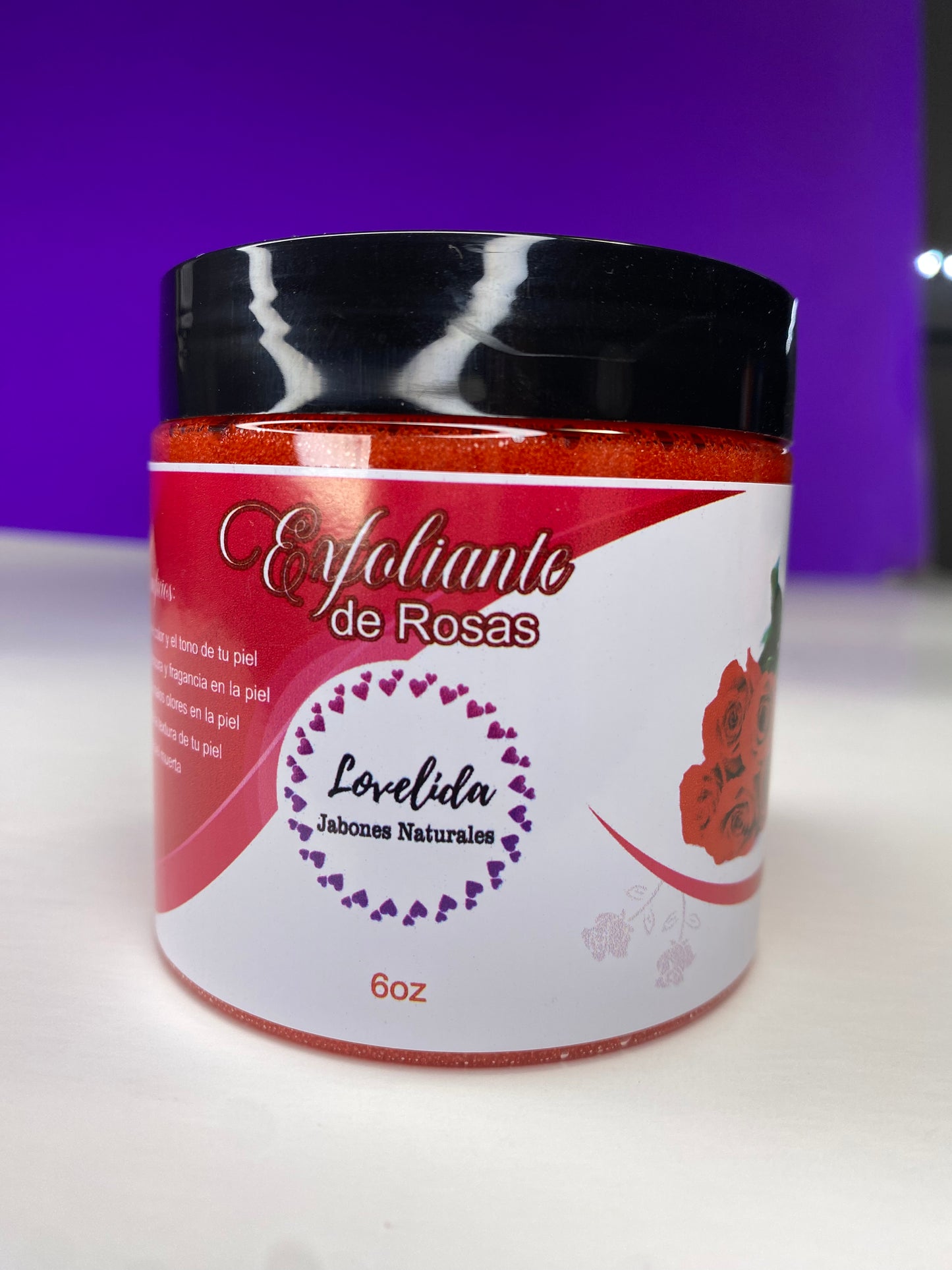 Exfoliante de Rosa 6oz